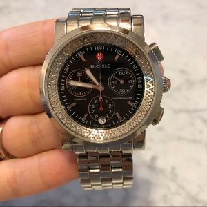 Michele Chronograph Diamond Watch